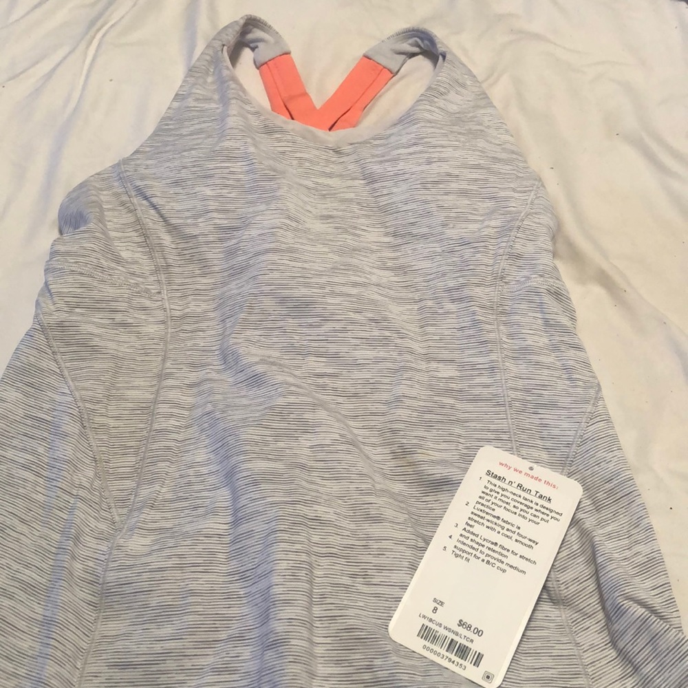 NWT Lululemon Stash n’ Run Tank
